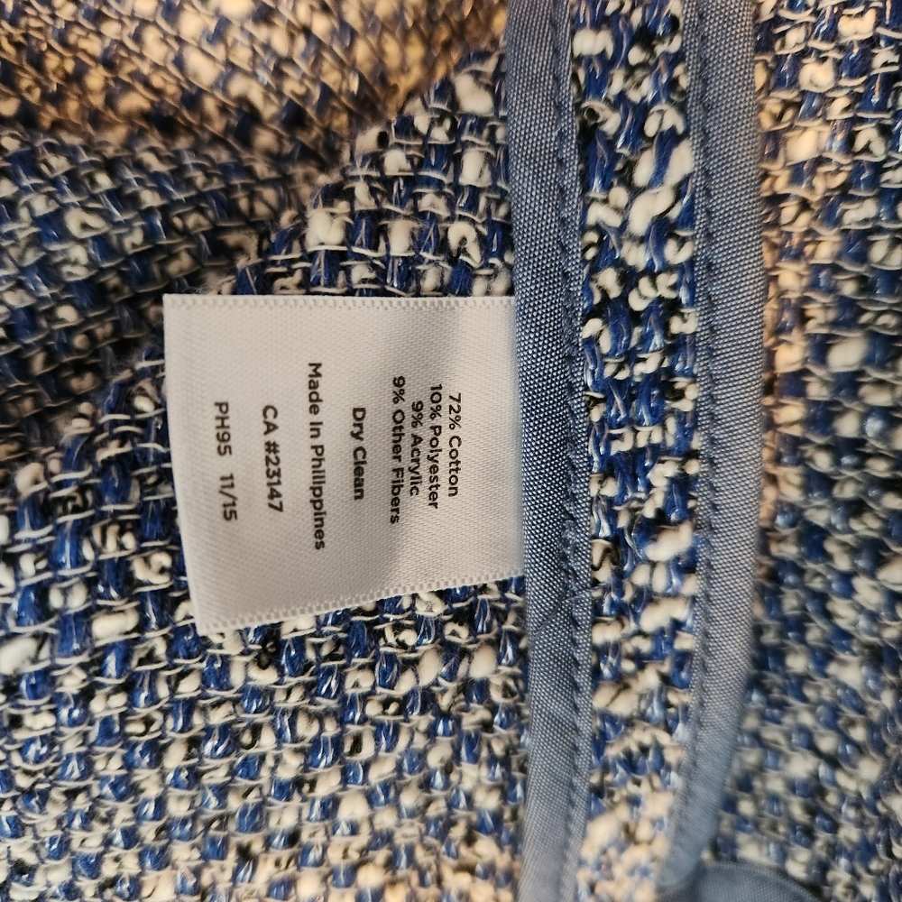 Talbots Blue Blazer Jacket - Picture 9 of 9